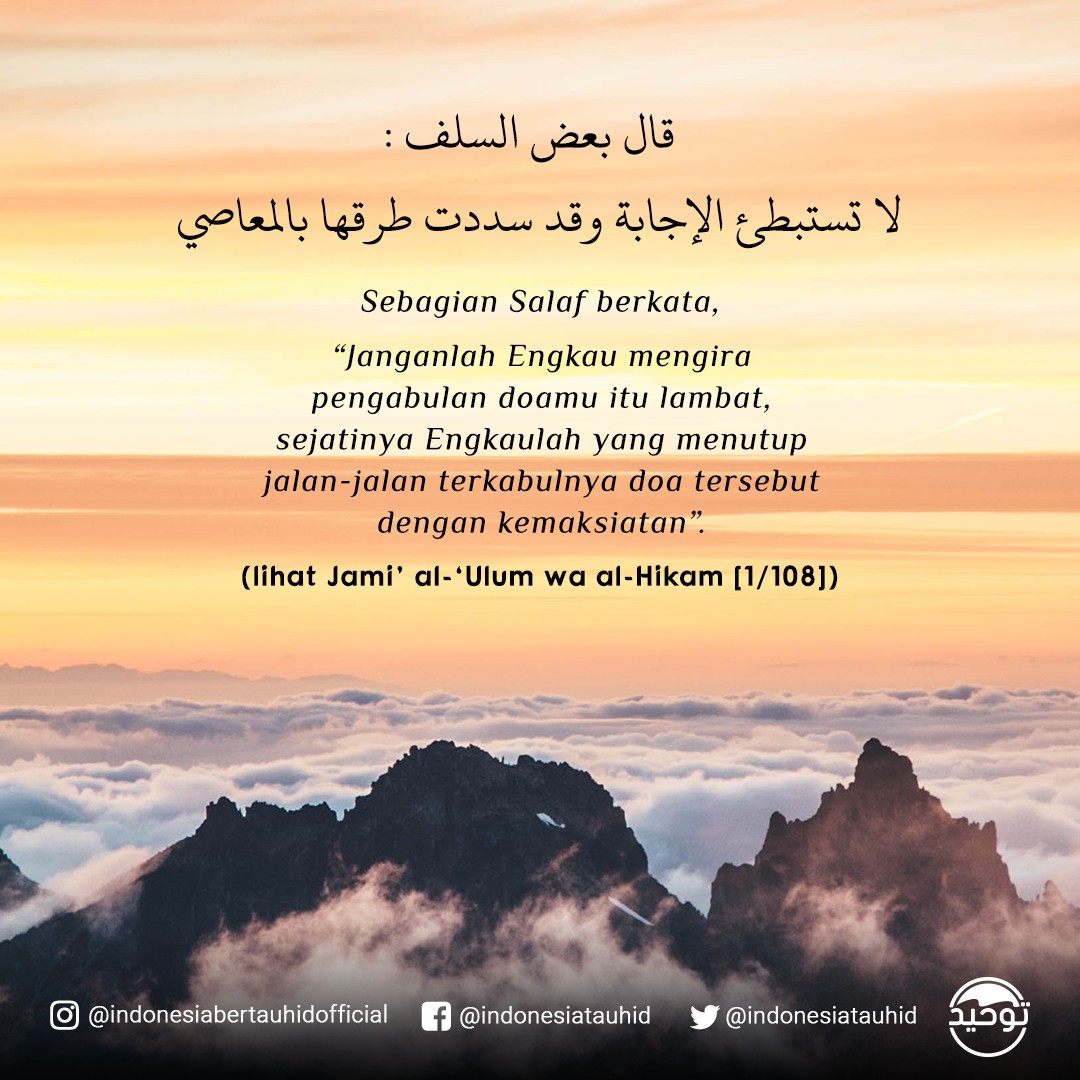 Penyebab Tidak Terkabulnya Do’a