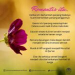 Romantis itu…