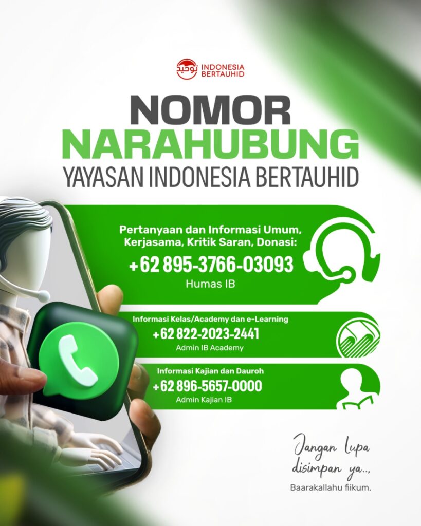 Narahubung Yayasan Indonesia Bertauhid